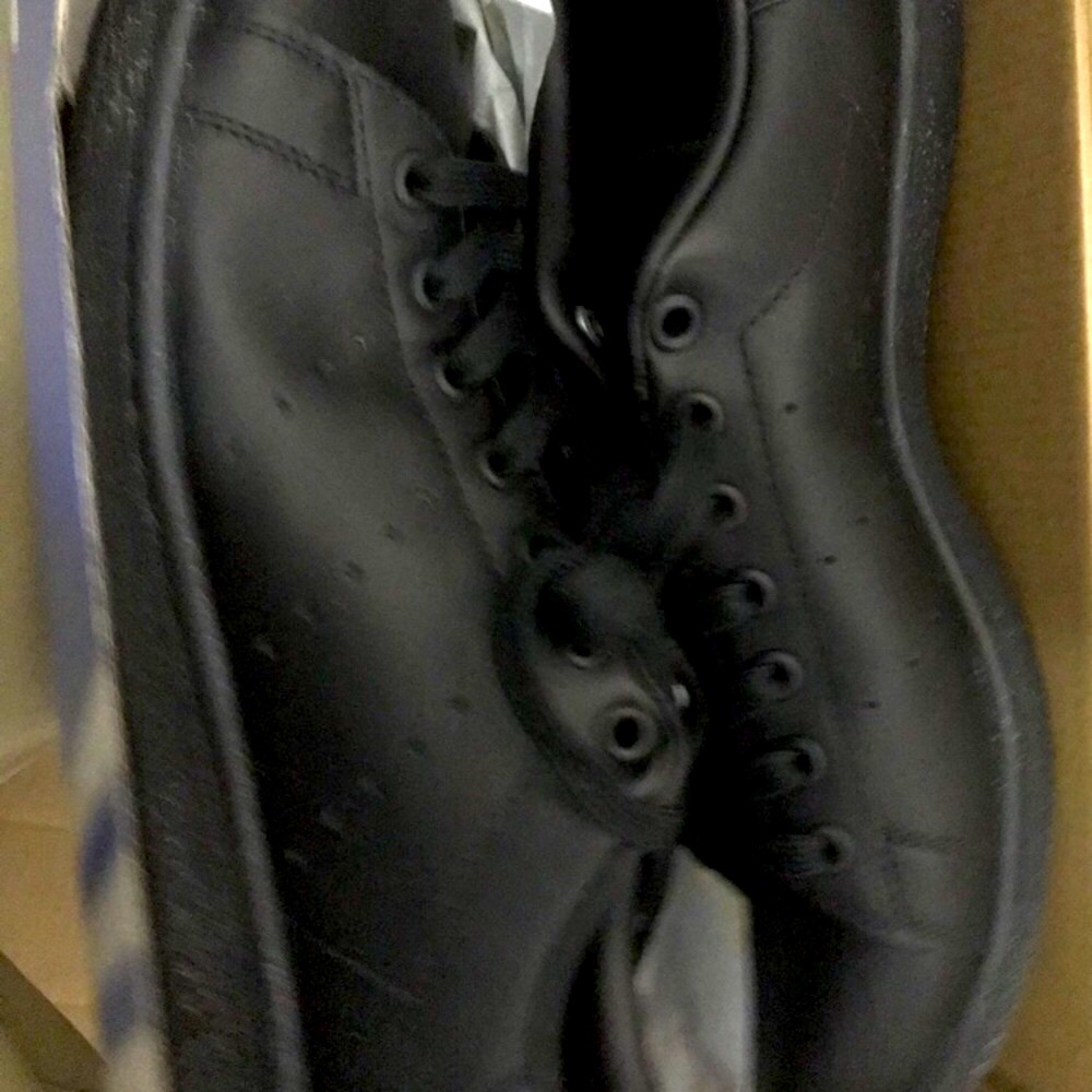 All black adidas Stan smiths mens sneakers 9.5 brand new never worn